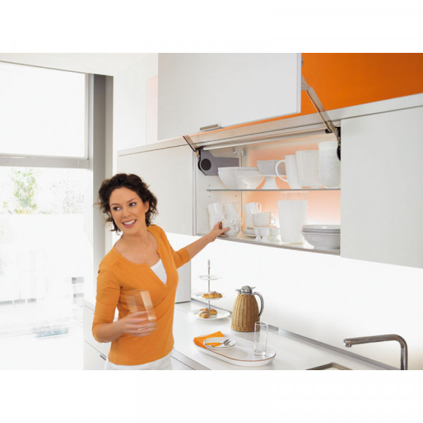 Вертикальный подъемный механизм AVENTOS HL 23/39, для тонких фасадов, серый