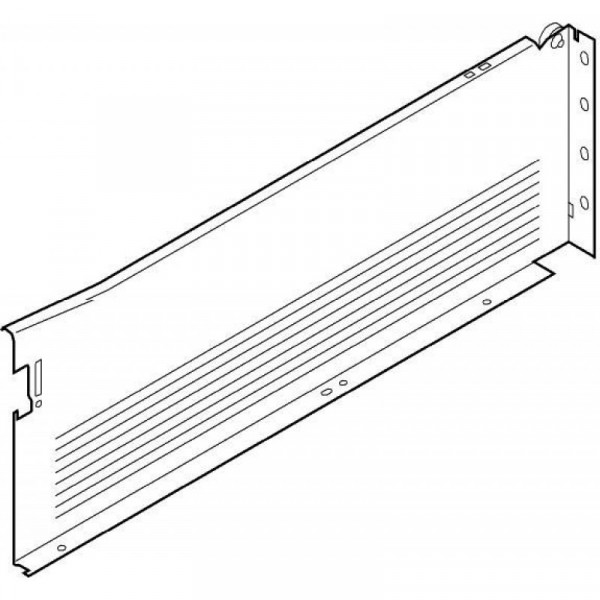 METABOX, Царга H, 150/400 мм, 25 кг, серая, лев.